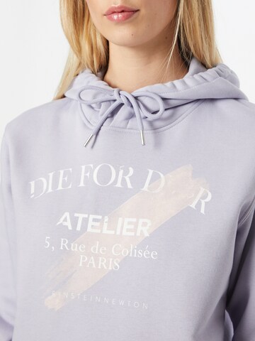 EINSTEIN & NEWTON Sweatshirt 'Die for Dior' in Lila