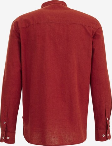 WE Fashion Slim fit Overhemd in Rood