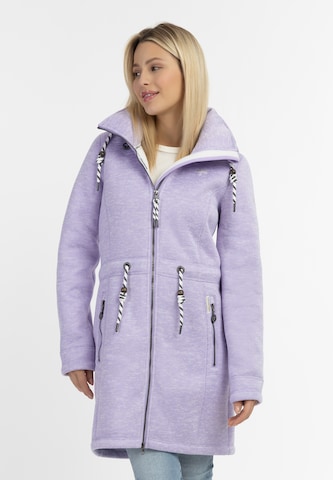 Schmuddelwedda Fleece Jacket in Purple: front