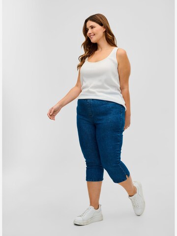 Slimfit Jeans de la Zizzi pe albastru