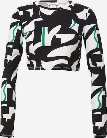 Monki Shirt in Wit: voorkant