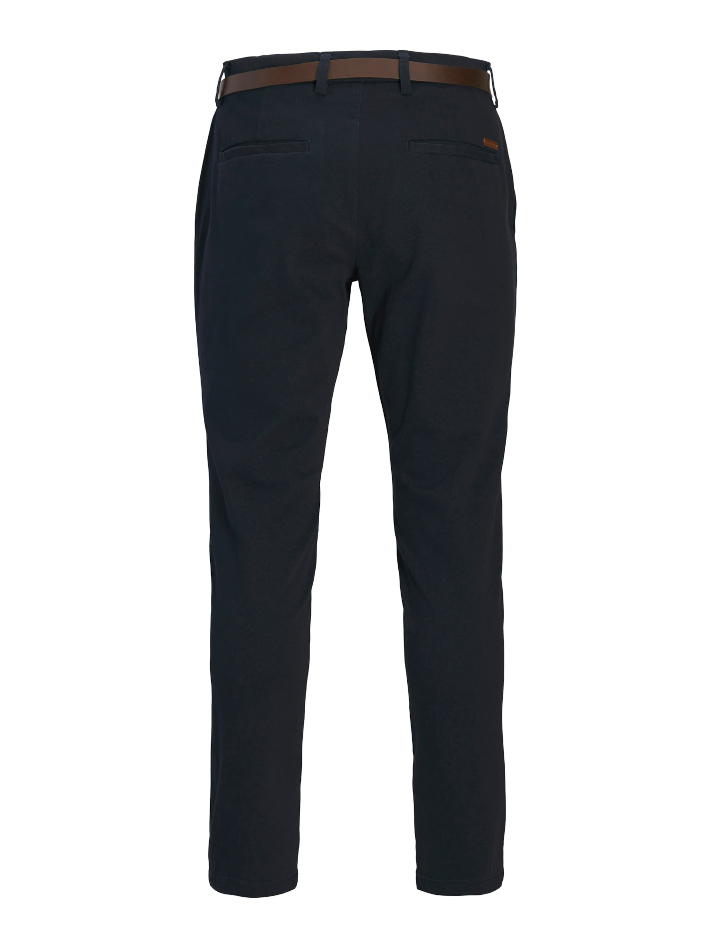 Jack & Jones Plus Slimfit Housut 'JPSTMARCO ADAM' värissä sininen