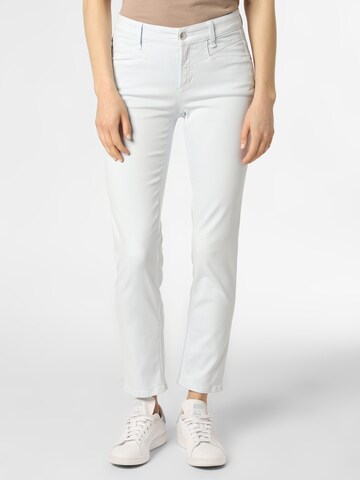 Cambio Slim fit Pants 'Pina' in Blue: front