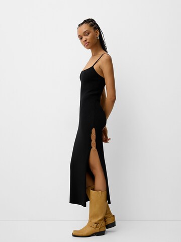 Abito in maglia di Bershka in nero