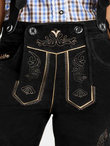 Steigenhöfer Regular Trachtenhose 'Annika'‌‌‌‌ in Schwarz