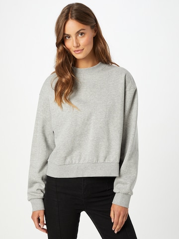 WEEKDAY Sweatshirt 'Amaze' in Grijs: voorkant