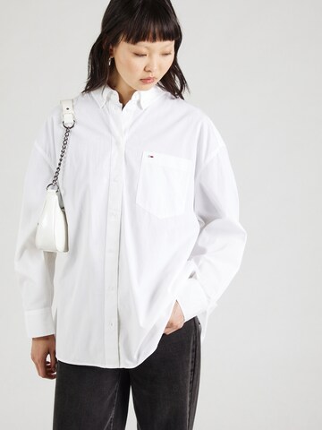 Tommy Jeans Blouse 'ESSENTIAL' in White