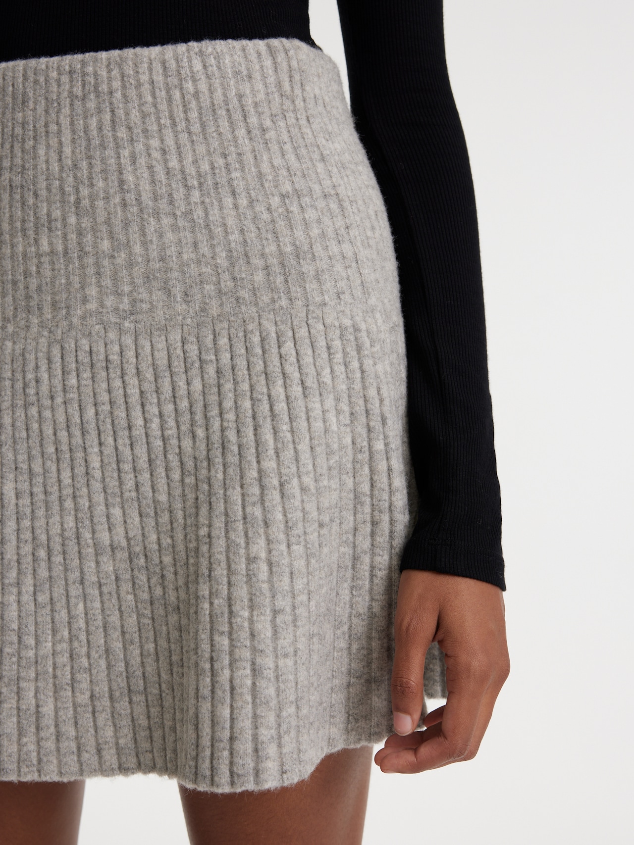 EDITED Jupe 'Paolina' gris