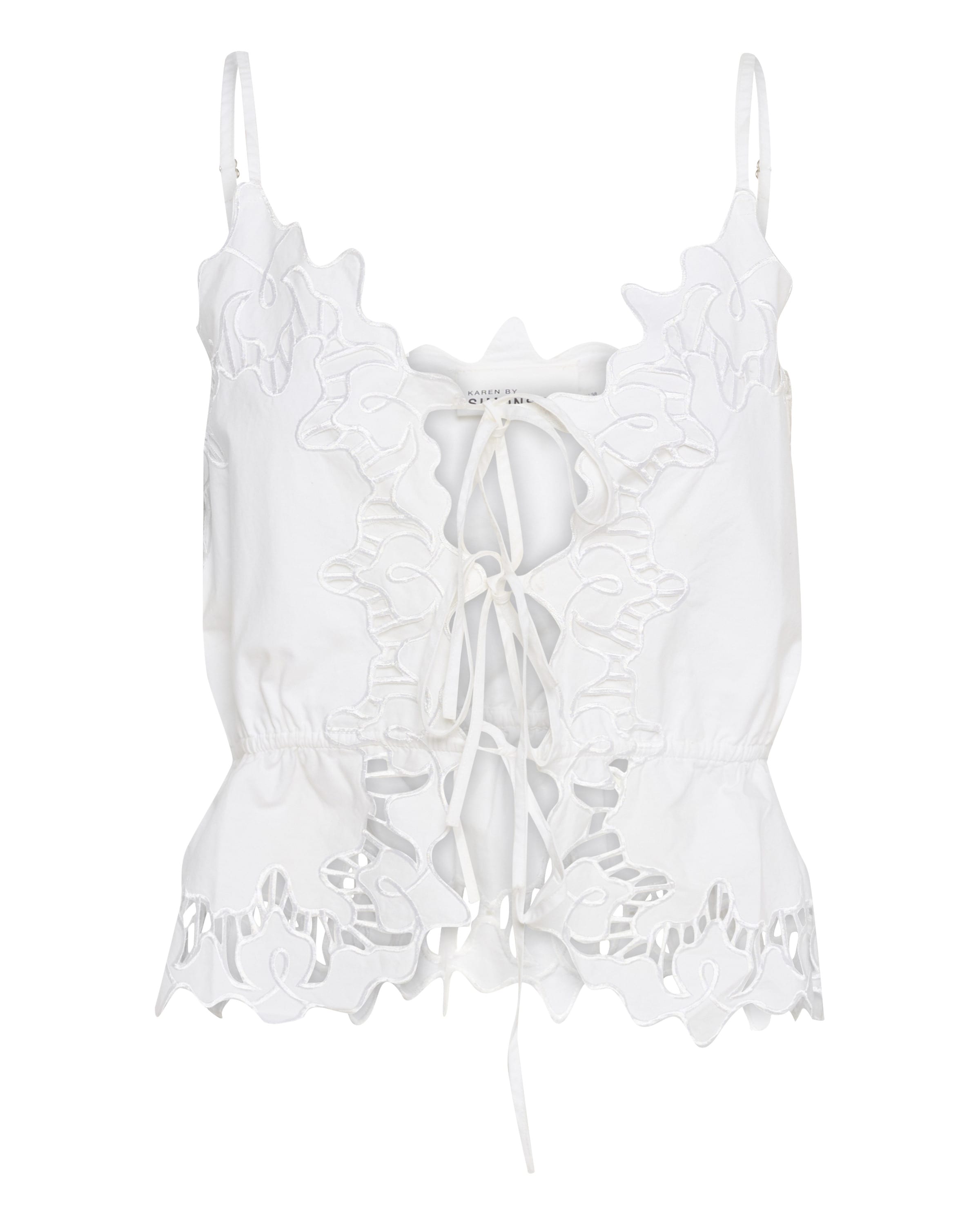 Haut 'Victoria' KAREN BY SIMONSEN en blanc : devant