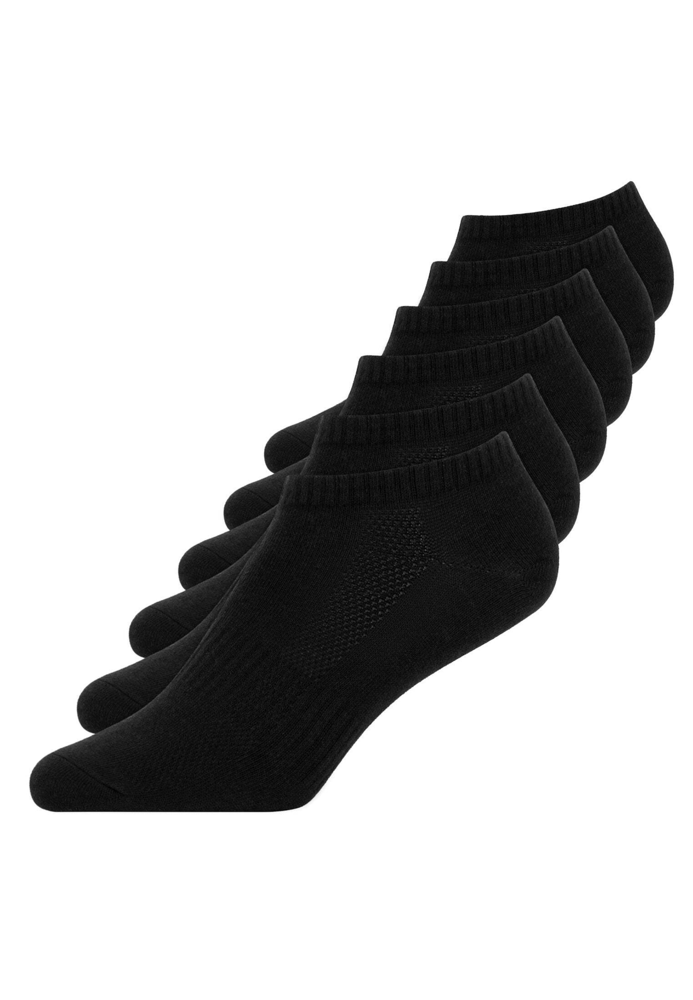 Chaussettes SNOCKS en noir : devant