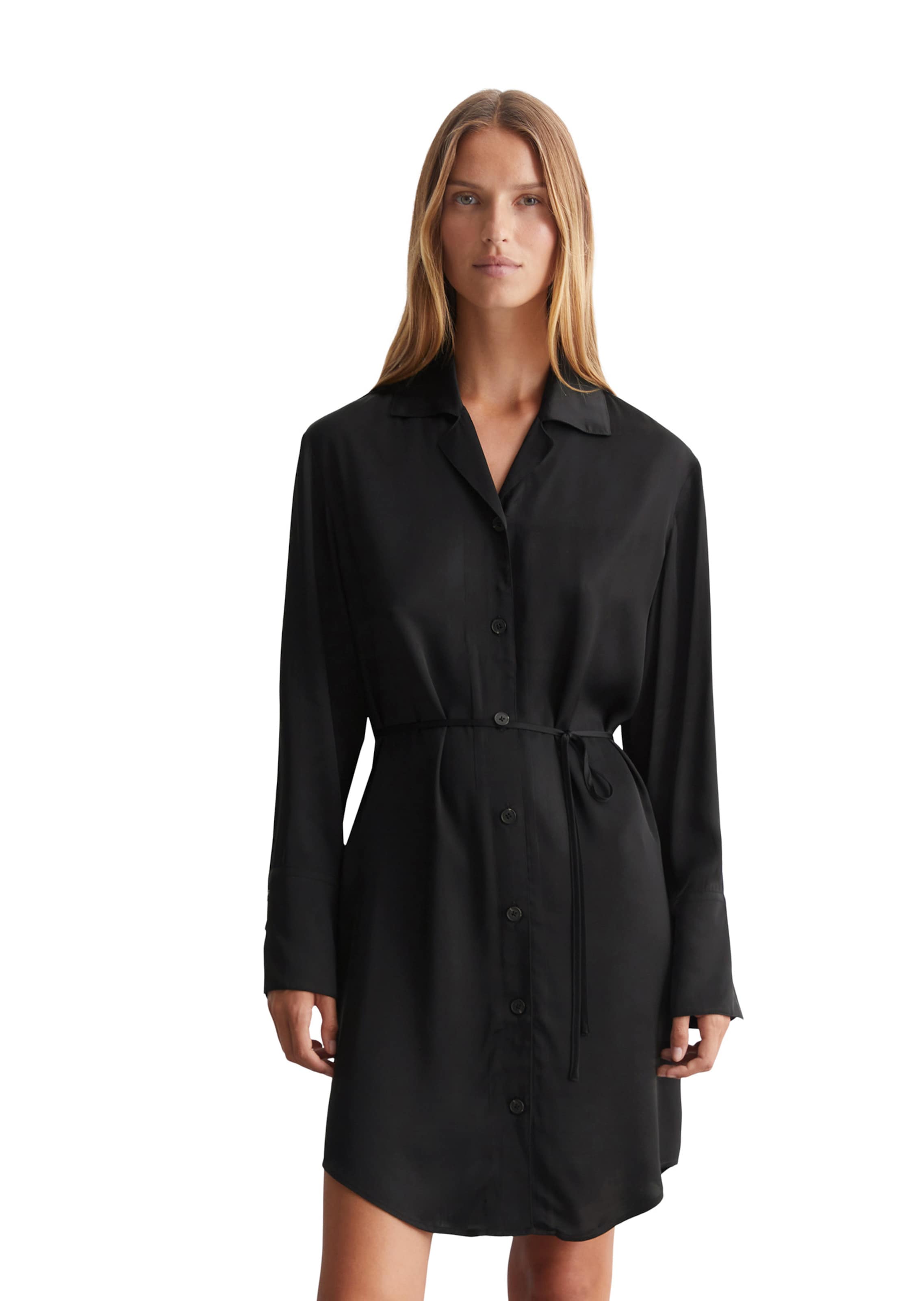 Rochie tip bluză de la Marc O'Polo pe negru: față