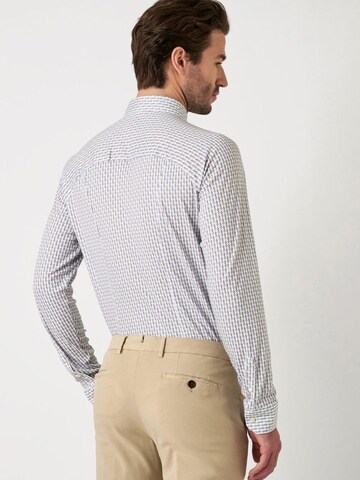 DESOTO Slim fit Button Up Shirt in Beige