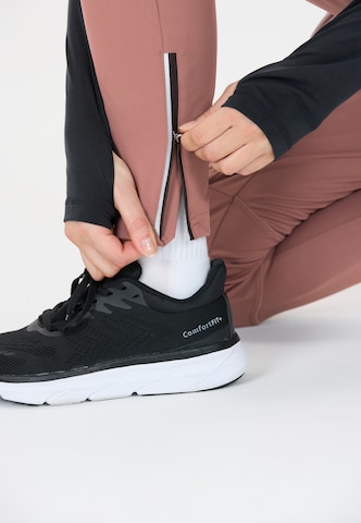 ENDURANCE Slimfit Sportbroek 'Eluna' in Rood