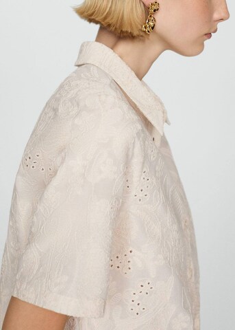 MANGO Blouse 'Peperoni' in Beige