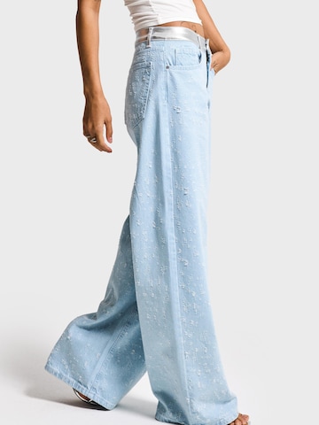 IT'S BASIC Baggy Jeans 'Baggy Mid Rise Jeans' in Blauw