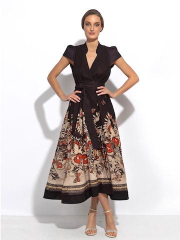 JIORO Kleid 'MIDNIGHT BUTTERFLIES'‌‌‌‌‌ in Schwarz