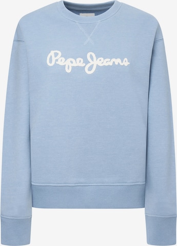 Sweat-shirt 'NANETTE' Pepe Jeans en bleu : devant