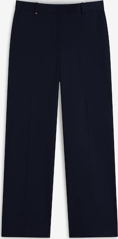 Pantaloni con piega frontale di TOMMY HILFIGER in blu: frontale