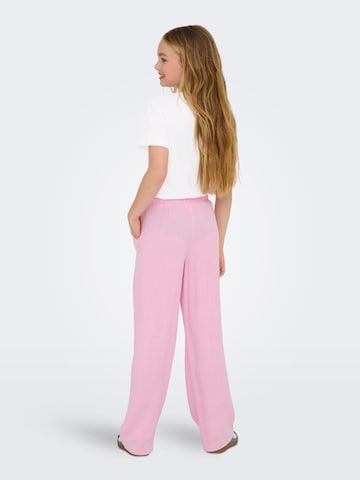 ONLY GIRLS regular Bukser 'KOGSiesta' i pink