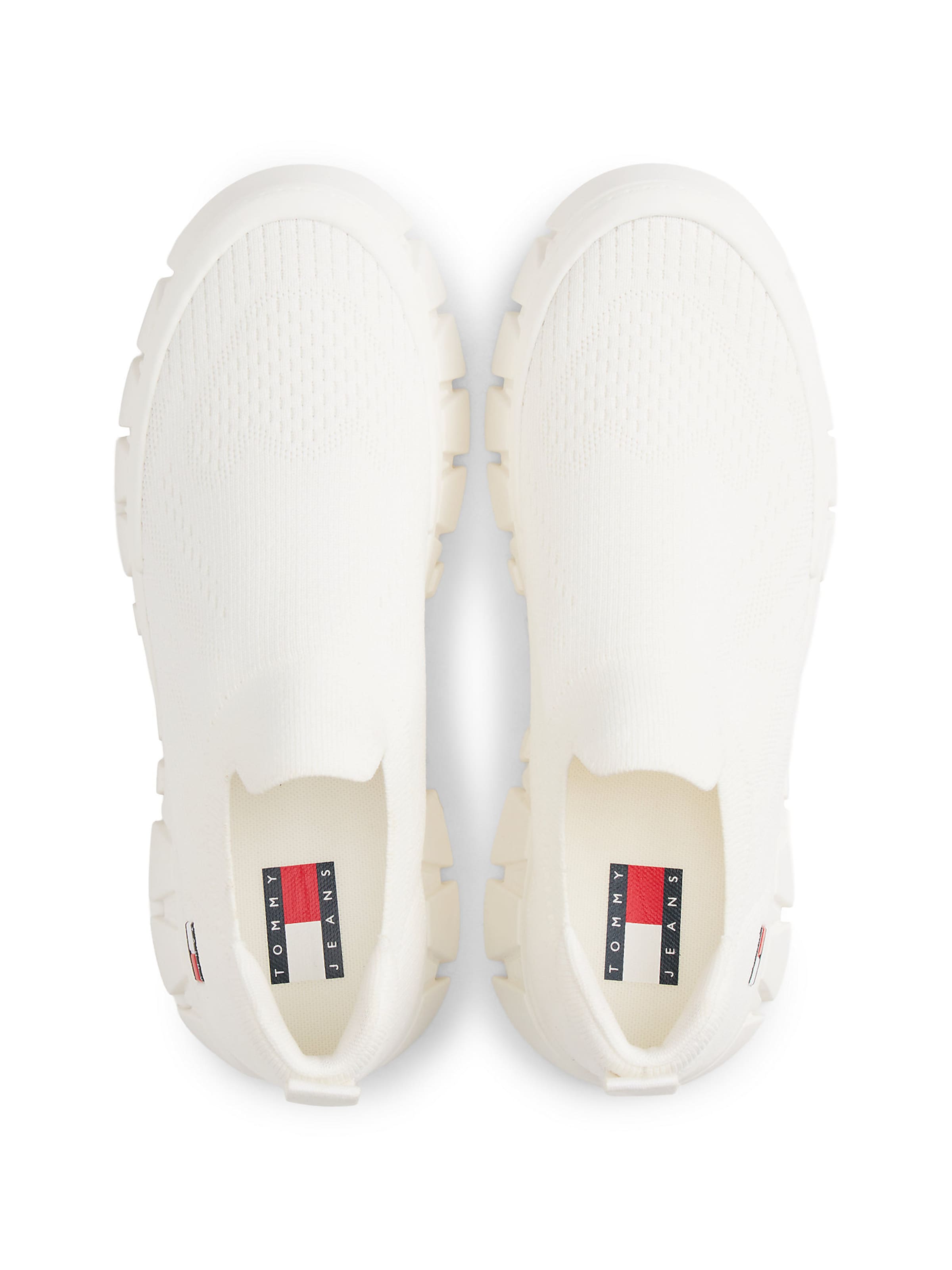 Slip on Tommy Jeans en blanc