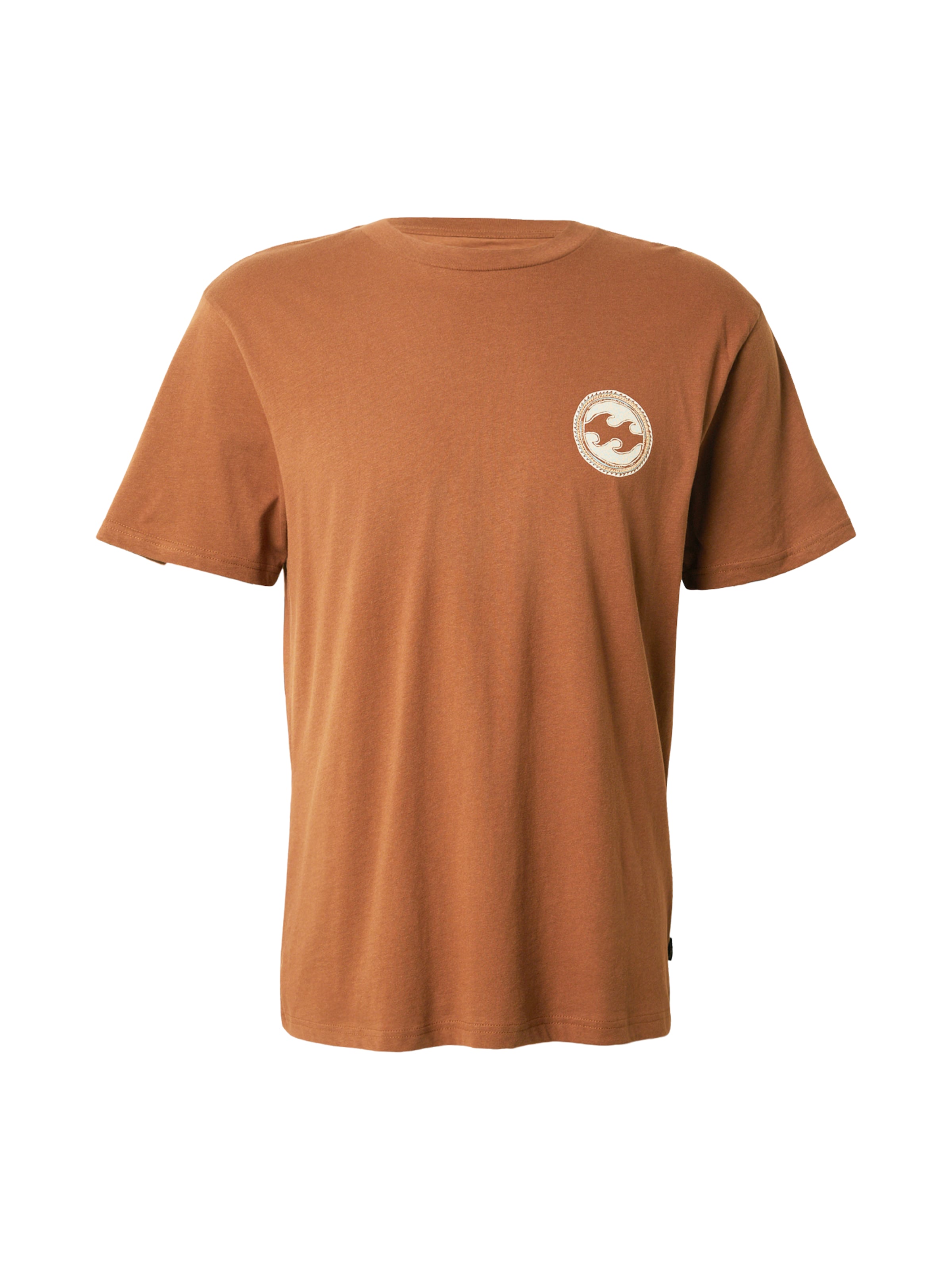 T-Shirt 'CRAYON WAVE' BILLABONG en marron : devant