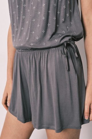 Women' Secret Korte pyjama in Grijs