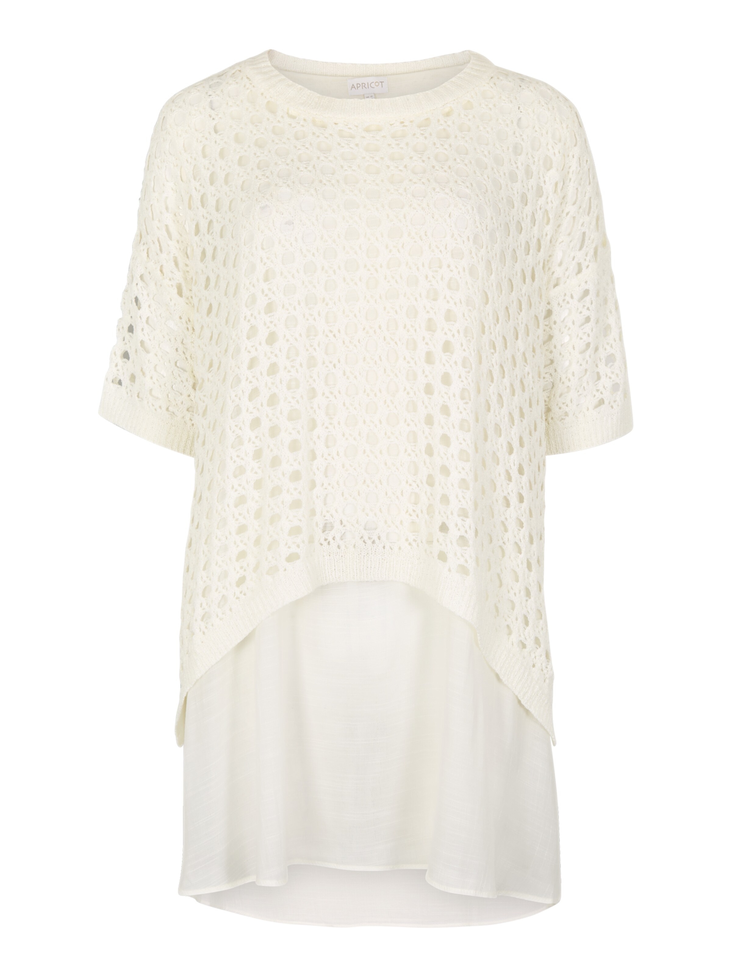 T-shirt Apricot en blanc : devant