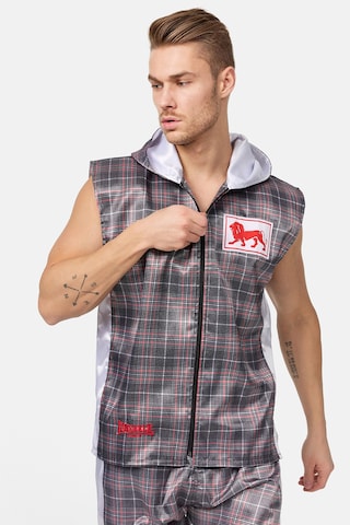 Gilet de sport 'Charlton' LONSDALE en gris : devant