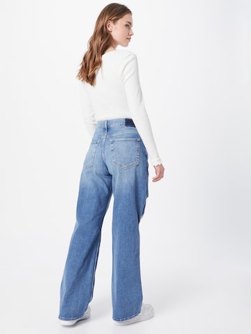 Wide Leg Jean HOLLISTER en bleu