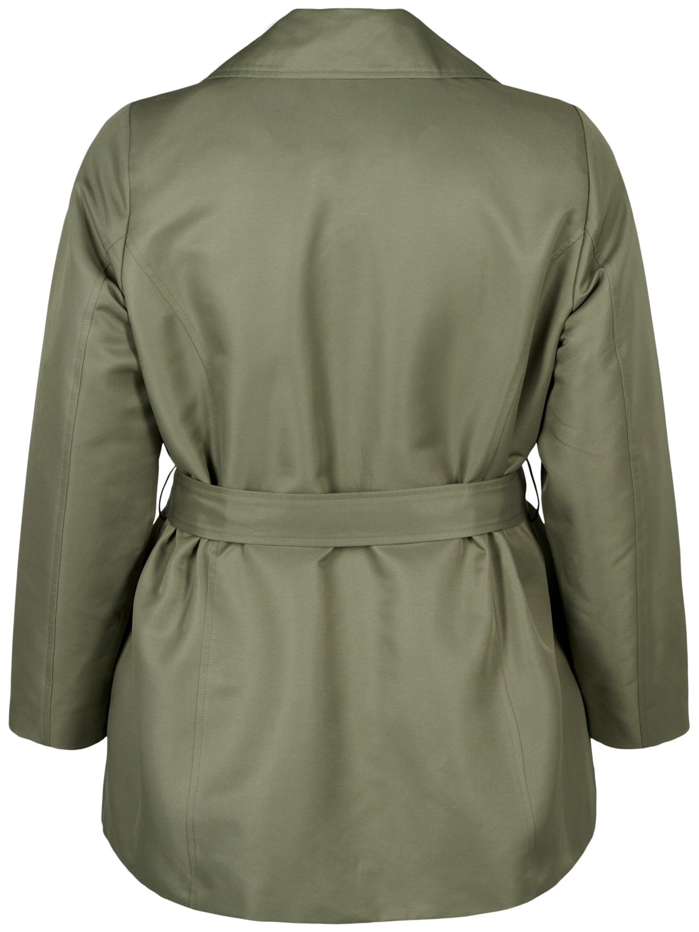 Cappotto di mezza stagione 'Caselin' di Zizzi in verde