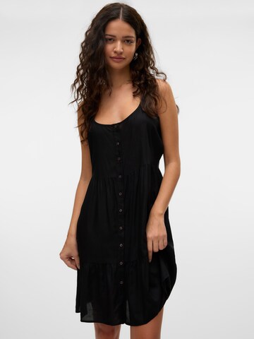 Abito camicia 'VMBumpy' di VERO MODA in nero: frontale