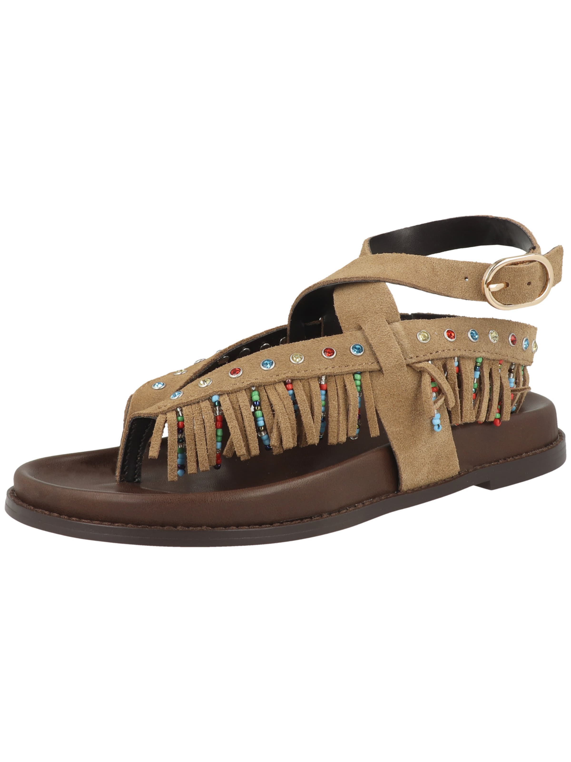 STEVE MADDEN Sandalen met riem 'Wendell' in Bruin: voorkant