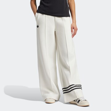 ADIDAS ORIGINALS Wide leg Trousers 'Adicolor Neuclassics' in White
