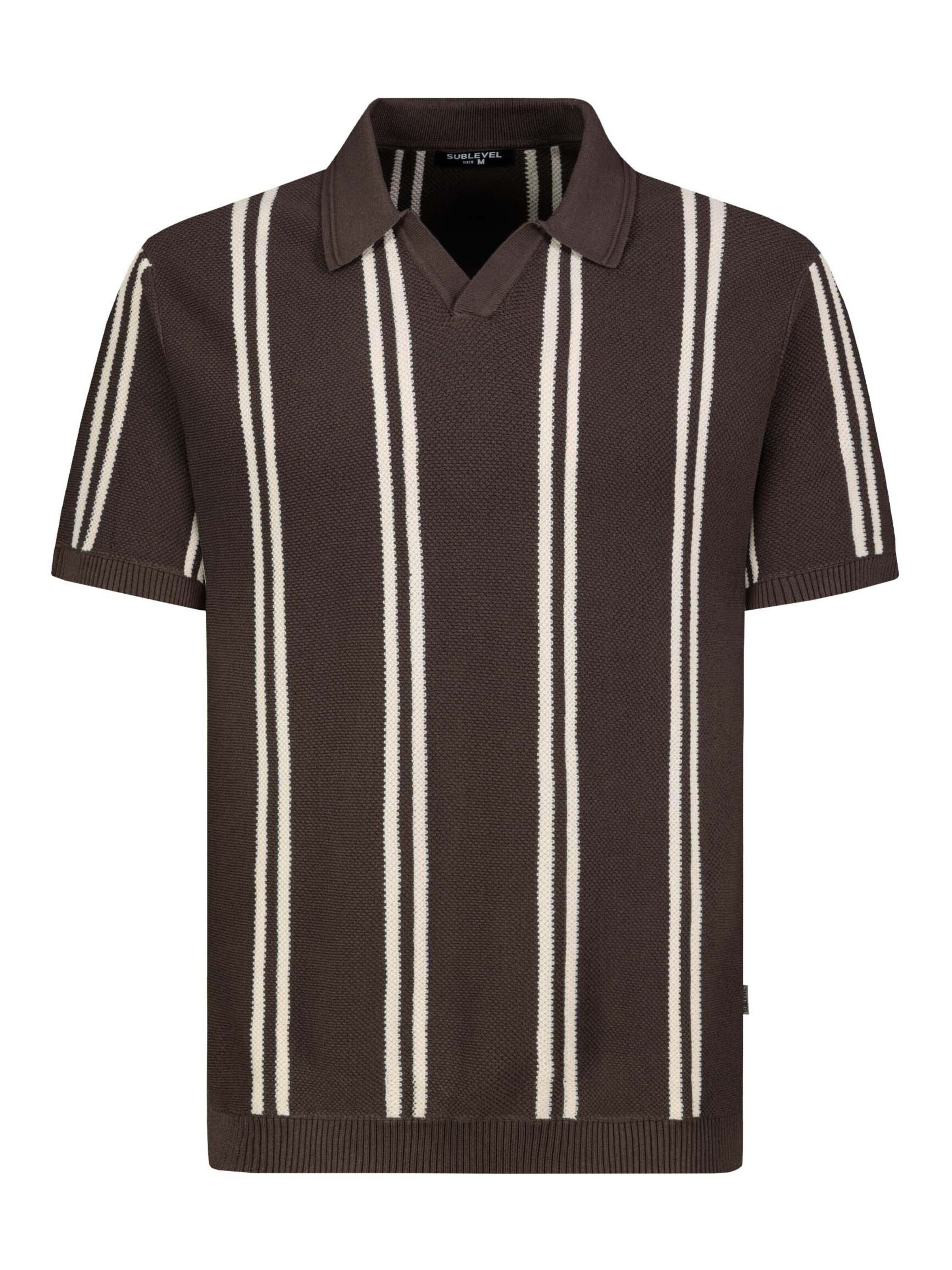 Sublevel Shirt in Braun: Vorderseite