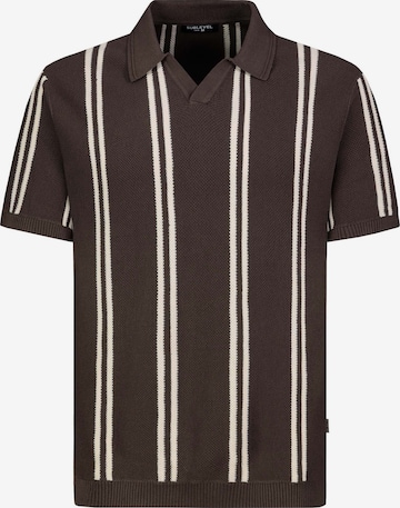 Sublevel Shirt in Braun: Vorderseite