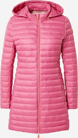 SAVE THE DUCK Демисезонная куртка 'BRYANNA' в Ярко-розовый: спереди