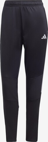 ADIDAS PERFORMANCE Regular Workout Pants 'Real Madrid Tiro 23 Club' in Black: front