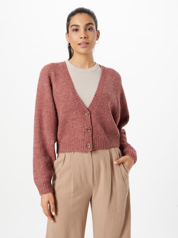 ESPRIT Knit Cardigan in Pink: front