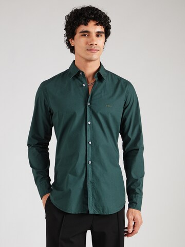 BOSS Regular fit Srajca 'Relegant_6' | zelena barva: sprednja stran