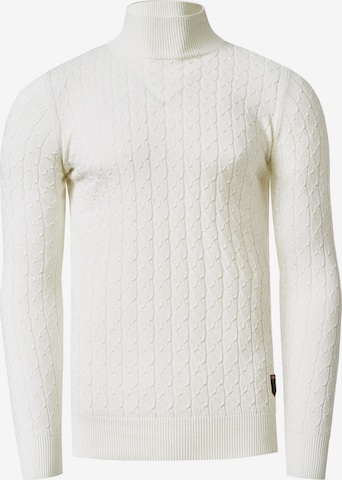 Rusty Neal Sweater in White: front