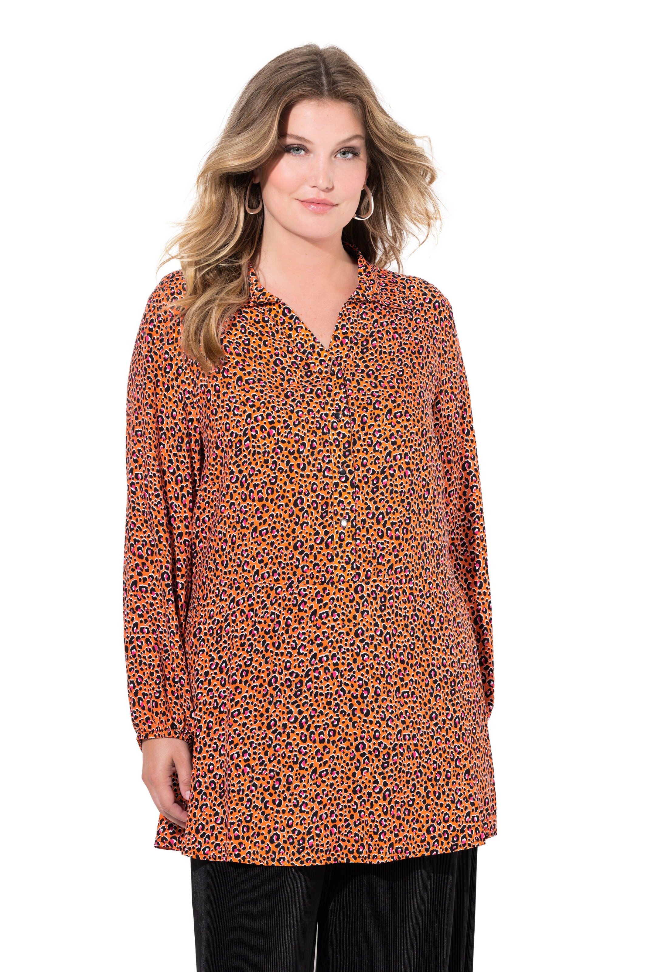 MIAMODA Blouse in Orange: front