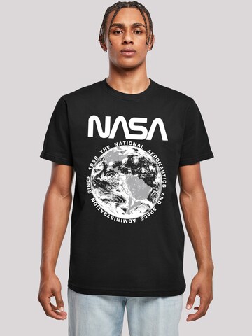 T-Shirt 'NASA Planet Earth' F4NT4STIC en noir : devant