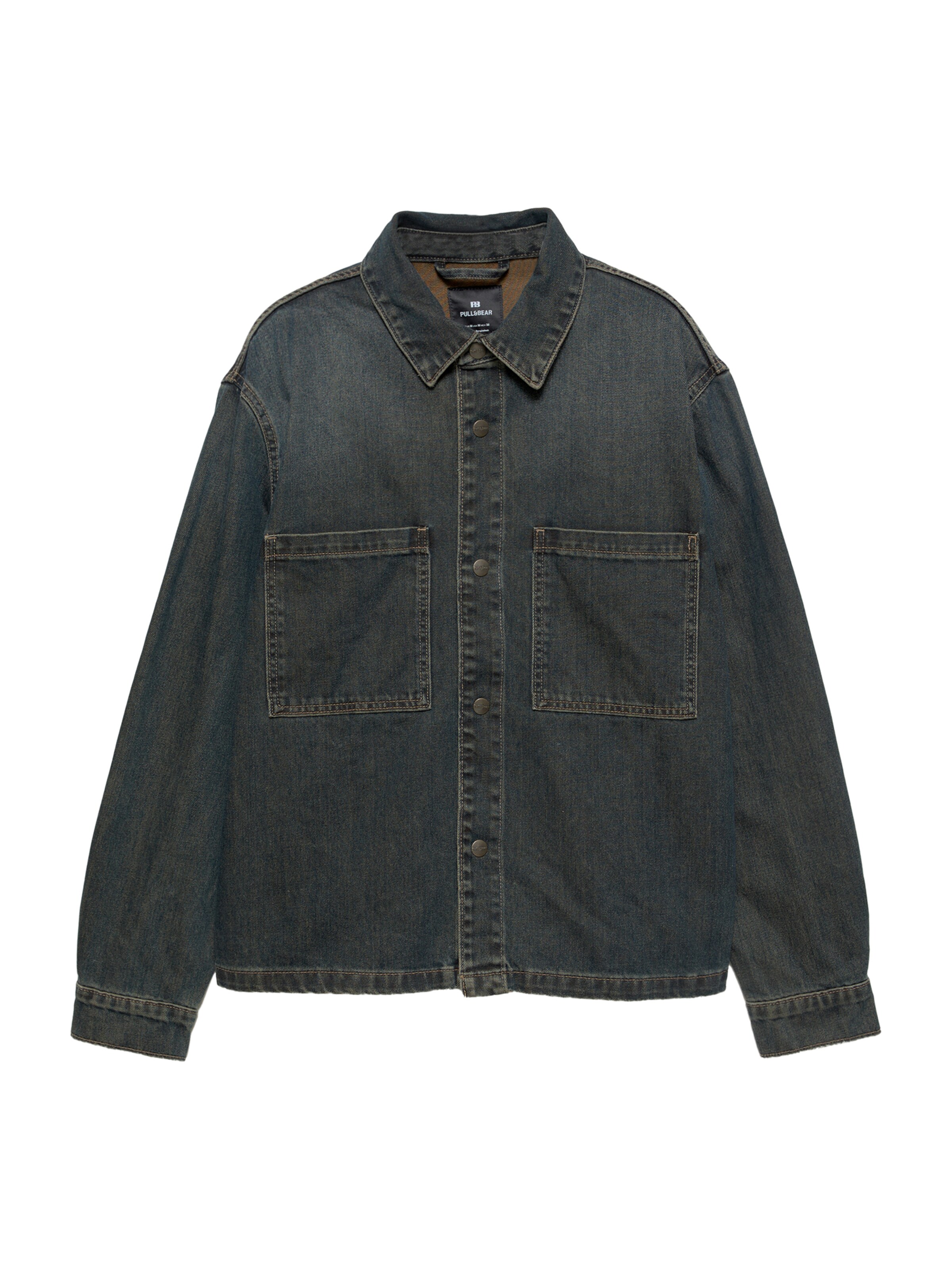 Pull&Bear Comfort Fit Paita värissä sininen: etupuoli