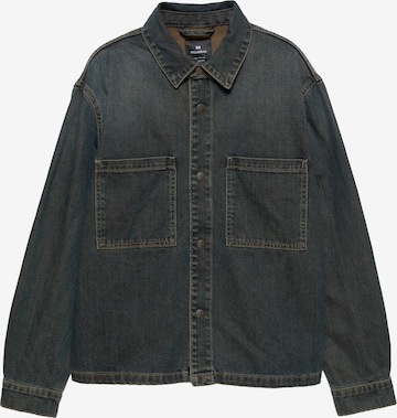 Pull&Bear Comfort Fit Skjorte i blå: forside