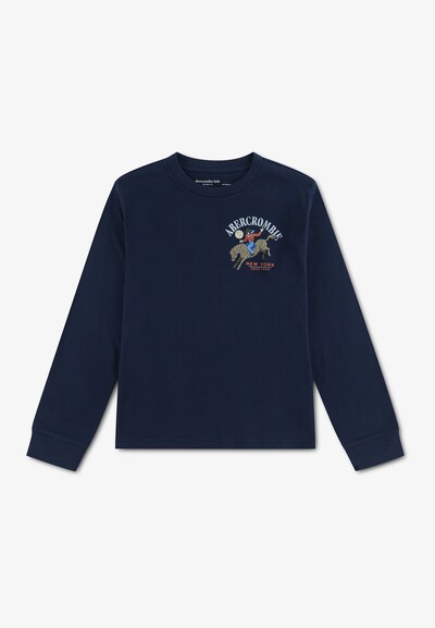 Maglietta in 110-116 Abercrombie & Fitch di colore navy / blu chiaro / verde / rosso, Visualizzazione prodotti