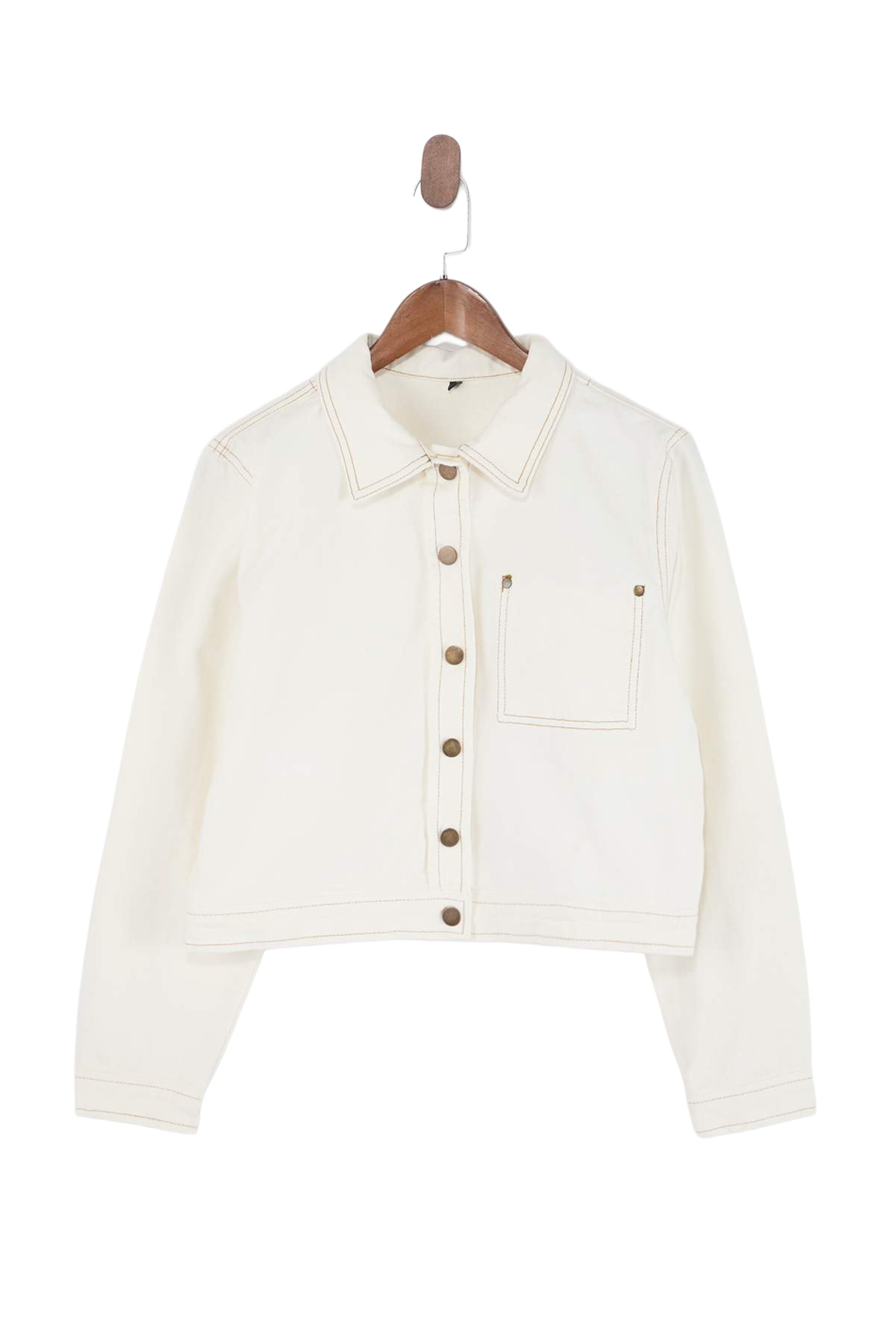 Giacca di mezza stagione di Trendyol in beige: frontale