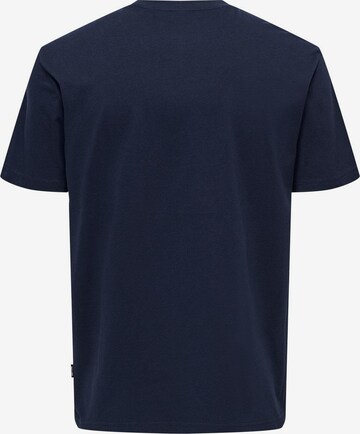 Only & Sons T-Shirt 'KIM' in Blau