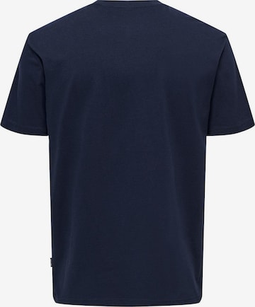 Only & Sons Shirt 'KIM' in Blauw