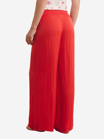 Pantalon de pyjama 'Cheeta' ETAM en rouge