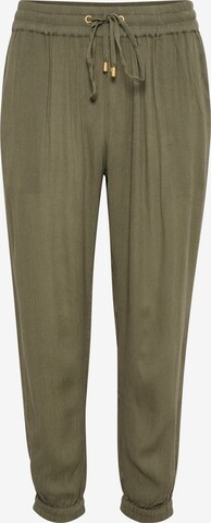 Pantalon 'Amber' Kaffe en vert : devant